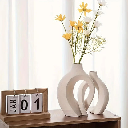 Hollow Nordic Modern Ceramic Vase - Honest HomeHollow Nordic Modern Ceramic VaseHonest Home