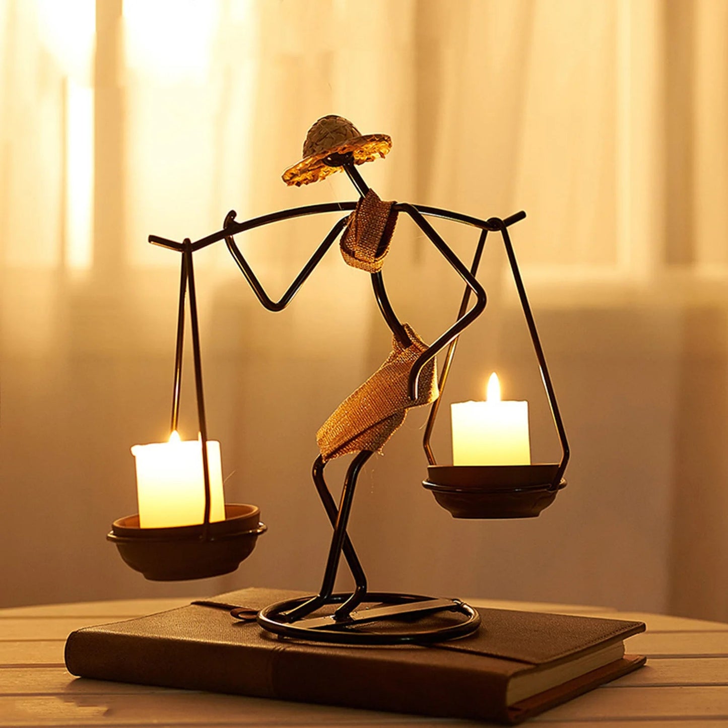 Metal Candle Holder - Honest HomeMetal Candle HolderHonest Home