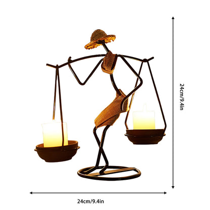 Metal Candle Holder - Honest HomeMetal Candle HolderHonest Home