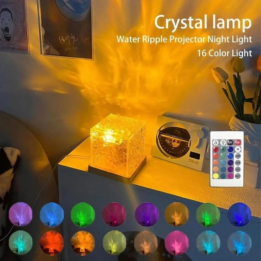 Night Light Water Ripple Aurora Projector Night Light - Honest HomeNight Light Water Ripple Aurora Projector Night LightHonest Home